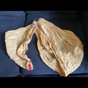 Sakura Bloom linen ring sling